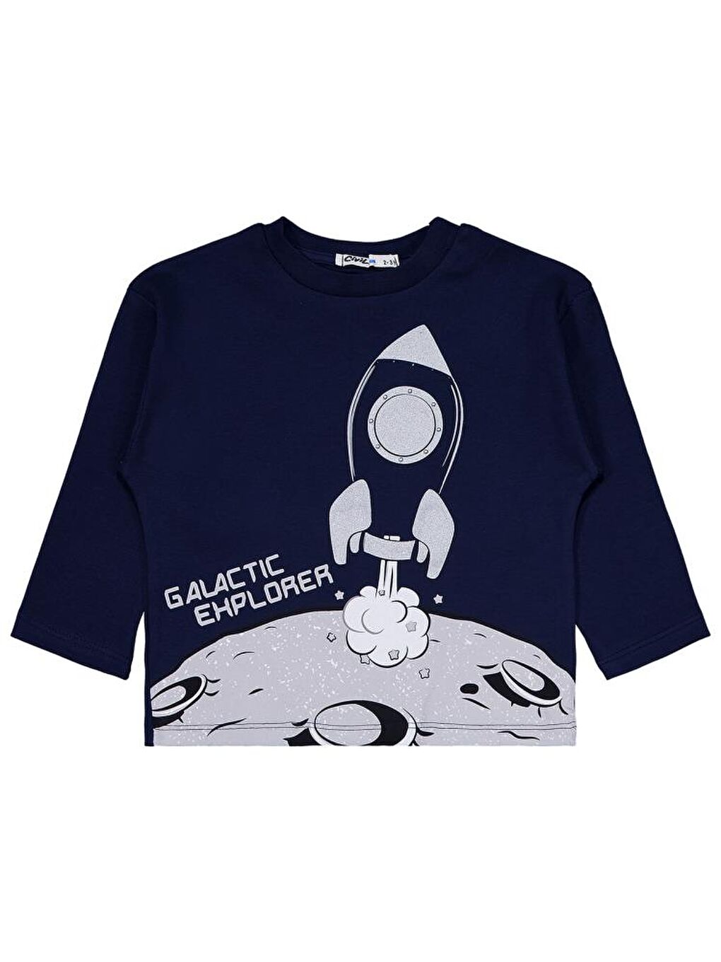 Lacivert Boys Galatic Baskılı 2-5 Yaş Eşofman Takımı-2