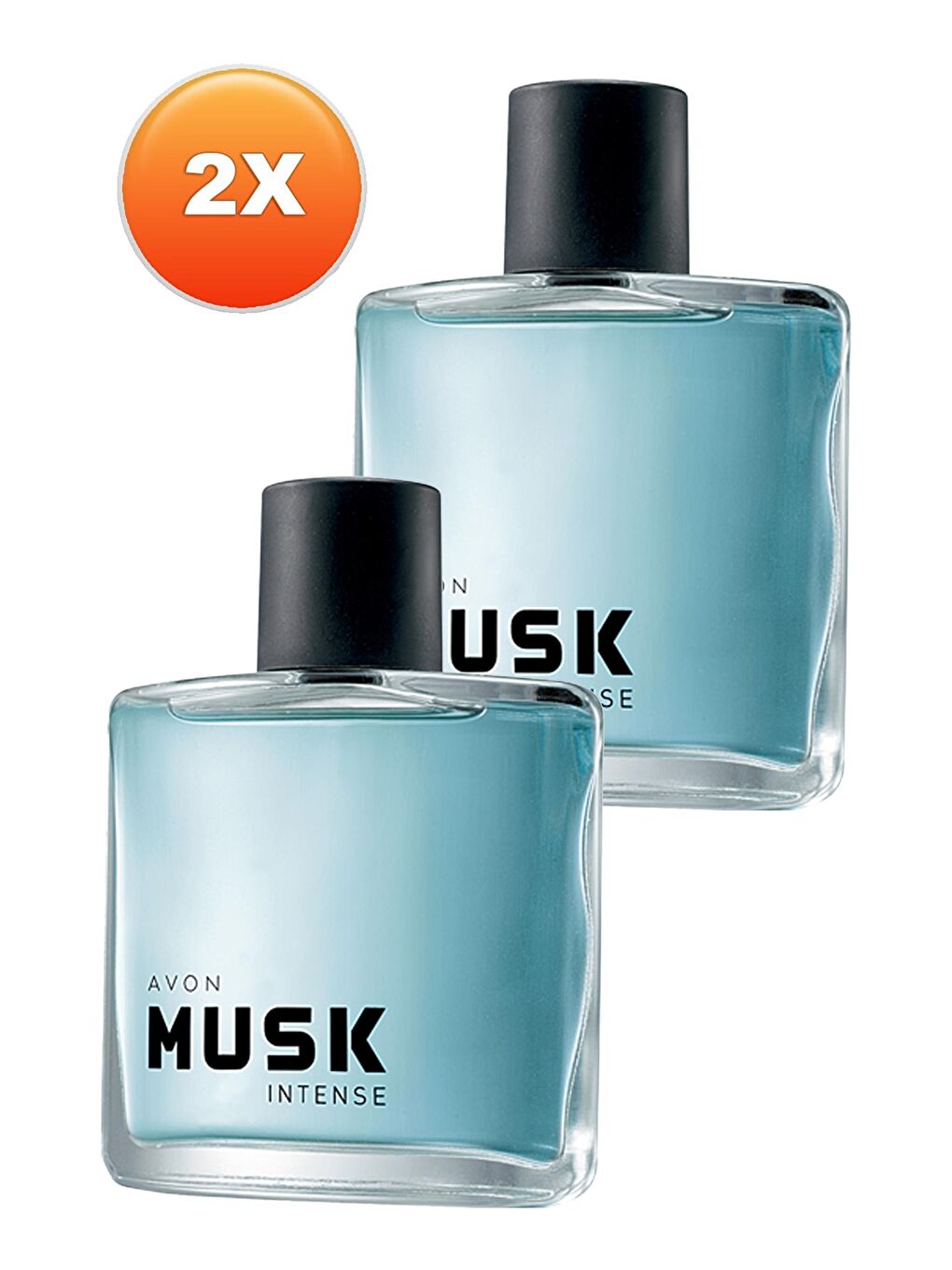 AVON Renksiz Musk Intense Erkek Parfüm Edt 75 Ml. İkili Set - 1