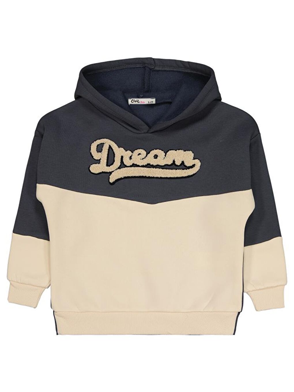 Gri Girls Dream Baskılı 6-9 Yaş Eşofman Takımı-1