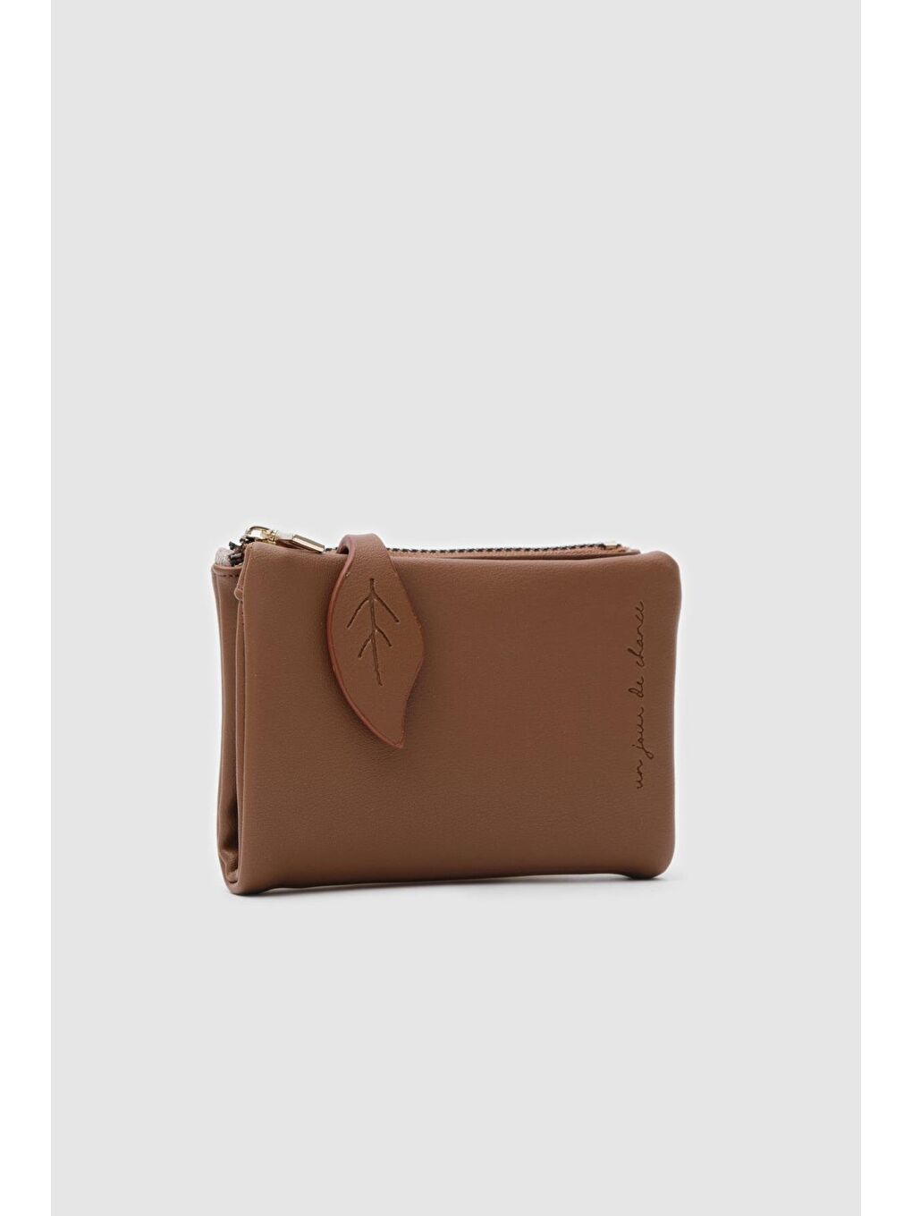 Kahverengi Vica Kadın Cüzdan Taba-1