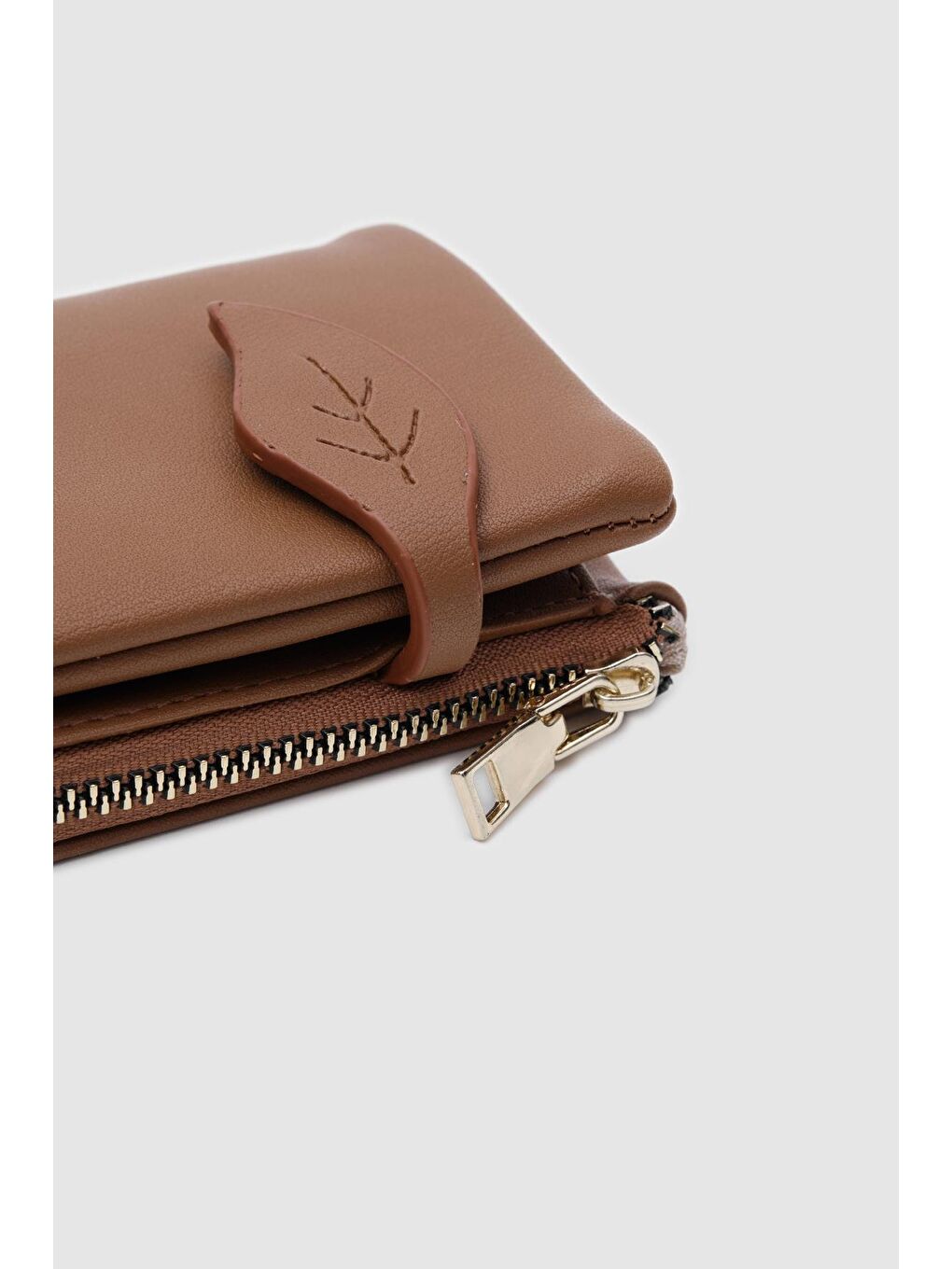 Kahverengi Vica Kadın Cüzdan Taba-2