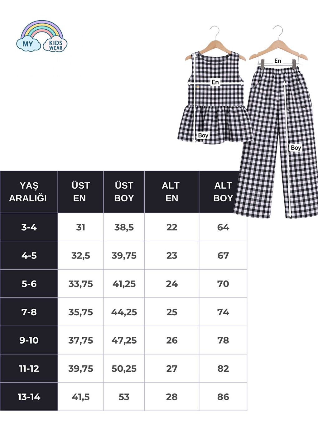 Siyah Kız Çocuk Pötikareli Peplum Bluz ve Pantolon Takımı 12693-4