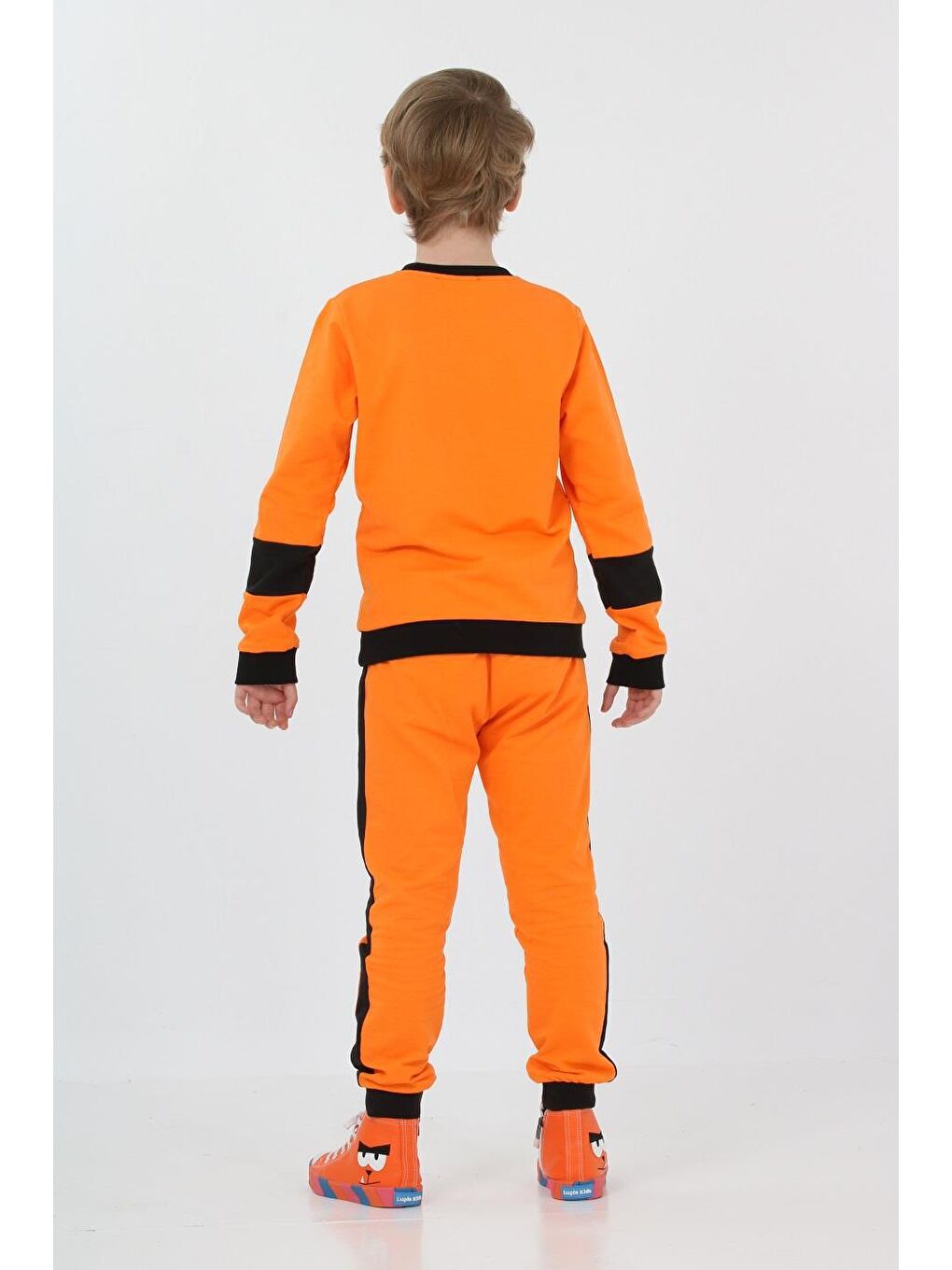 Cyber Kid Turuncu Erkek Çocuk Eşofman Takım LP-23WIN-060-4