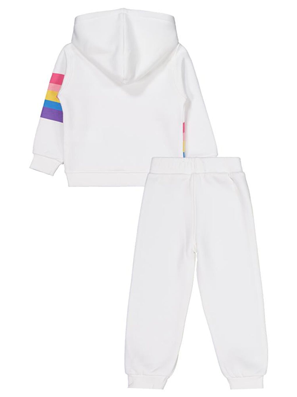 Ekru Girls Baskılı 2-5 Yaş Eşofman Takımı-1