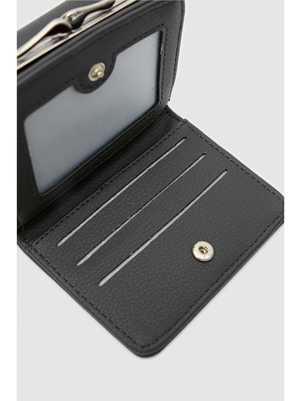 Daisy İncili Burslu Cüzdan Siyah-3