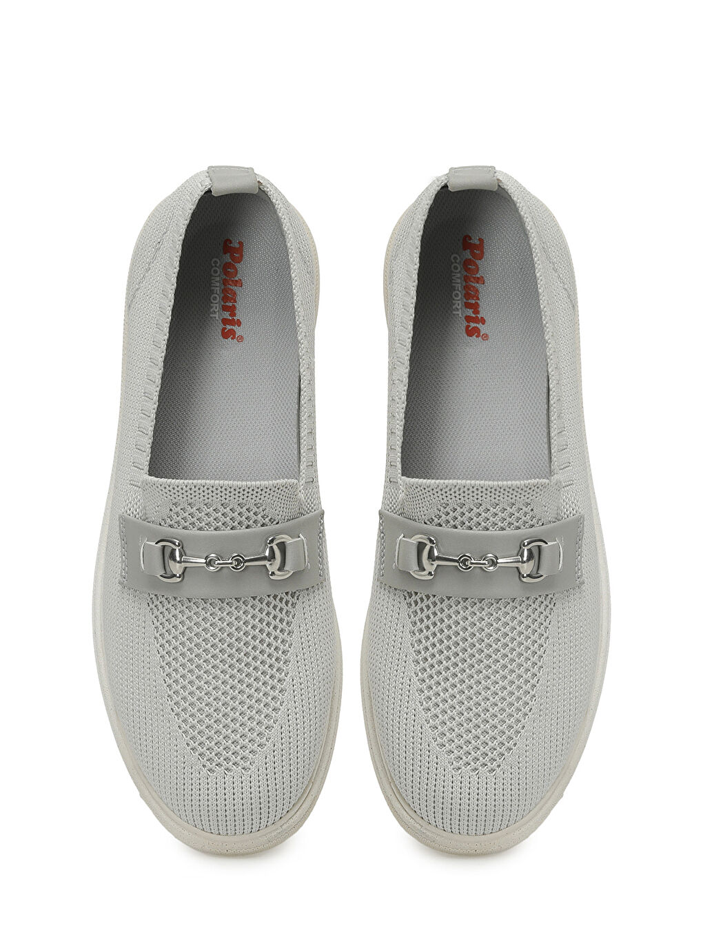 166783.Z5FX Gri Kadın Loafer-3