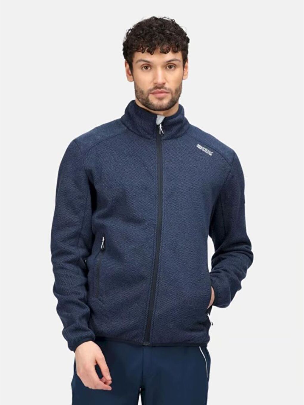 Regatta Lacivert Torrens Zipper Fleece Lacivert Erkek Polar RMA351