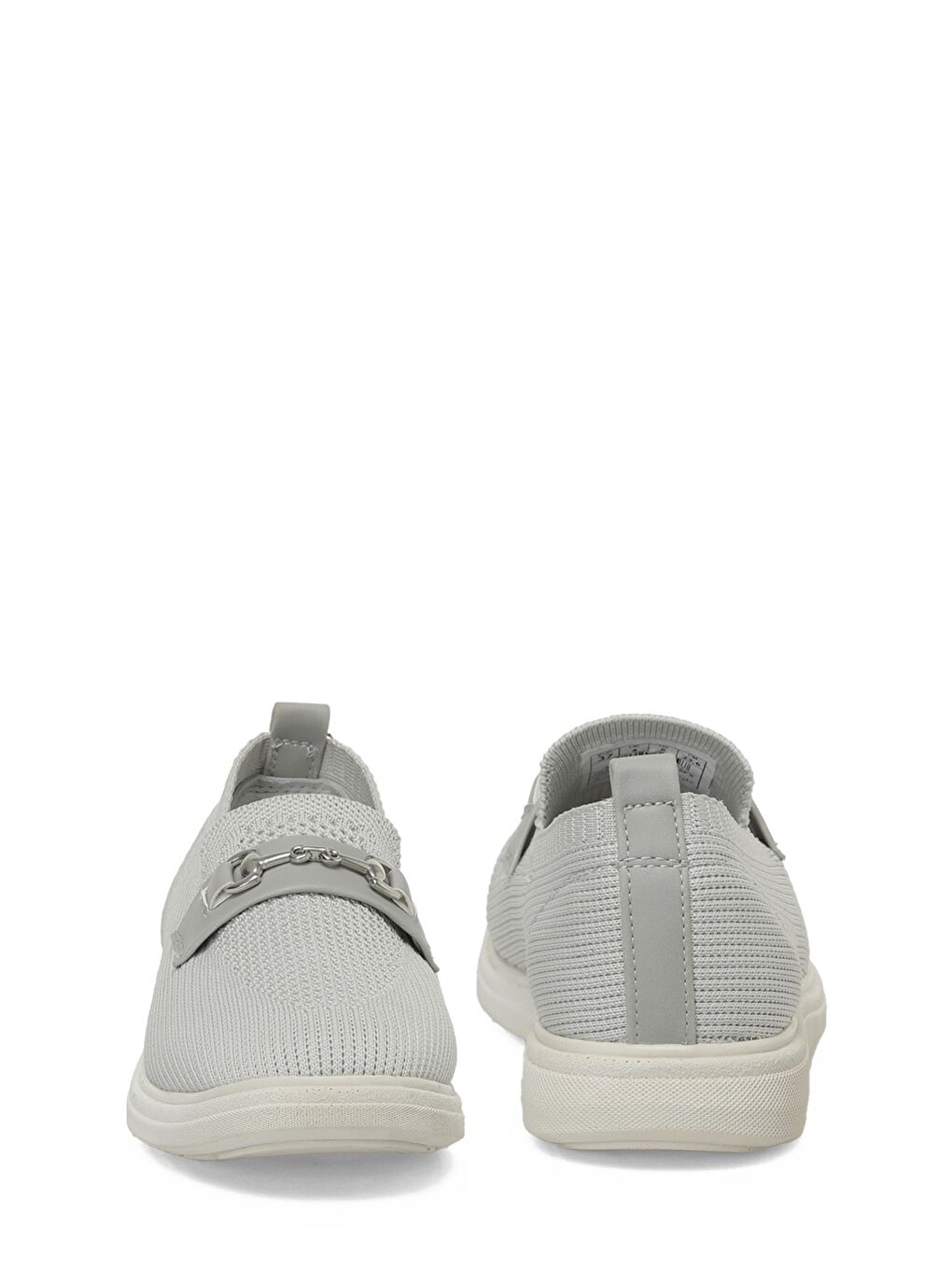 166783.Z5FX Gri Kadın Loafer-4