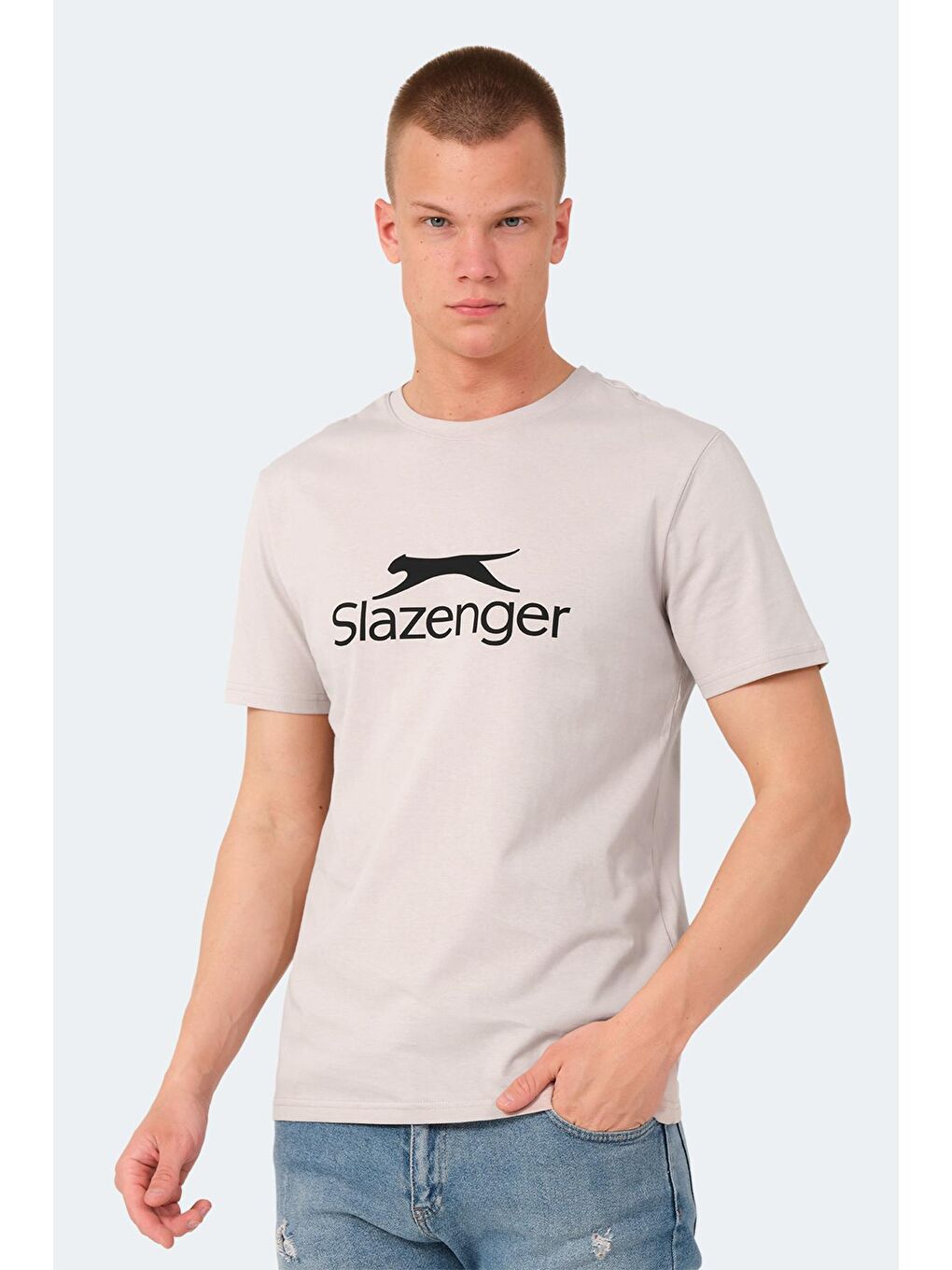 SLAZENGER Taş VEERA Erkek Tişört Taş Gri