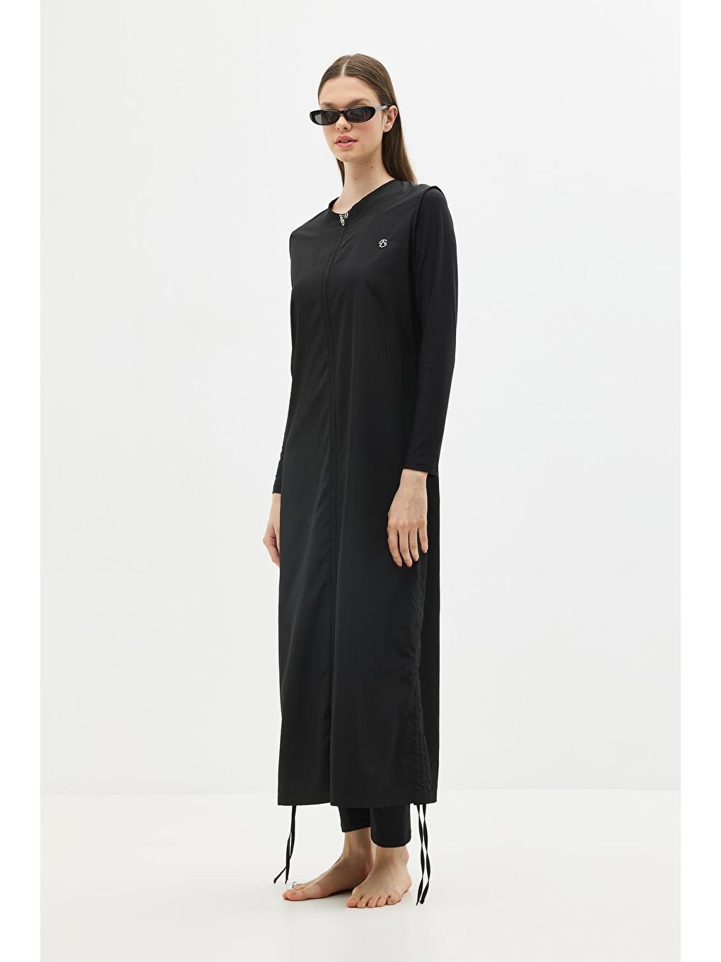 Tam Boy 5’Li Tesettür Mayo 6068 Siyah