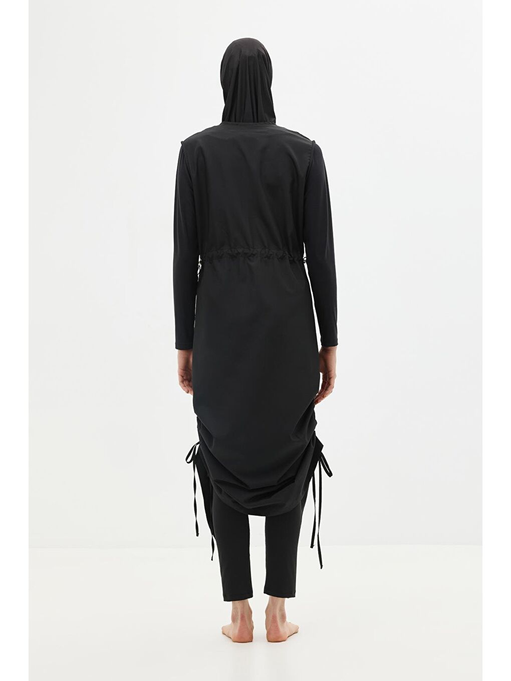 Tam Boy 5’Li Tesettür Mayo 6068 Siyah-4