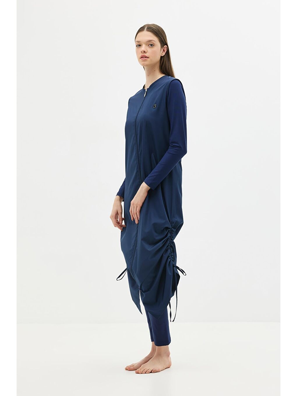 Tam Boy 5’Li Tesettür Mayo 6068 Lacivert-5