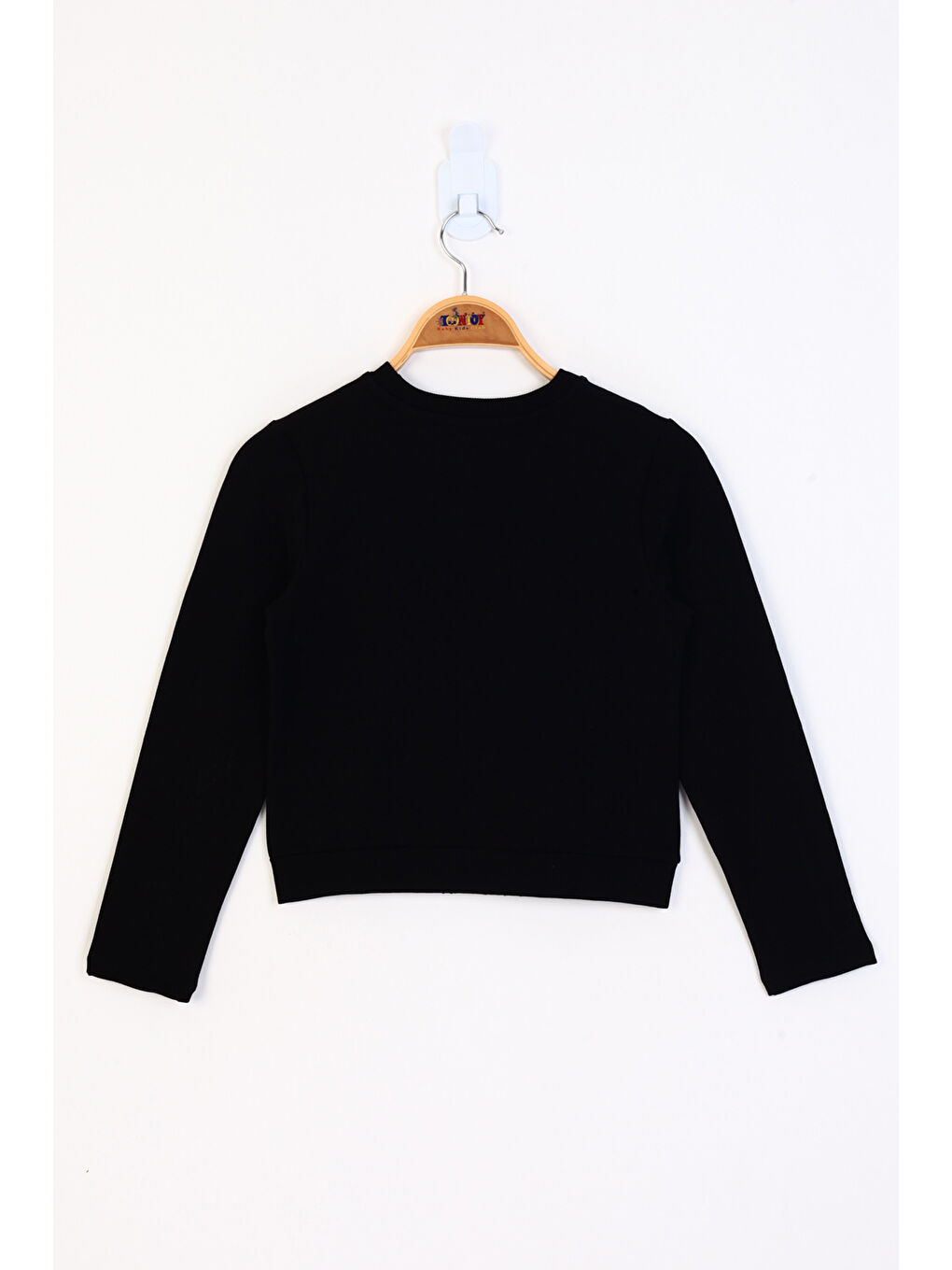 Siyah Kız Çocuk Dream Baskılı Tişört-1