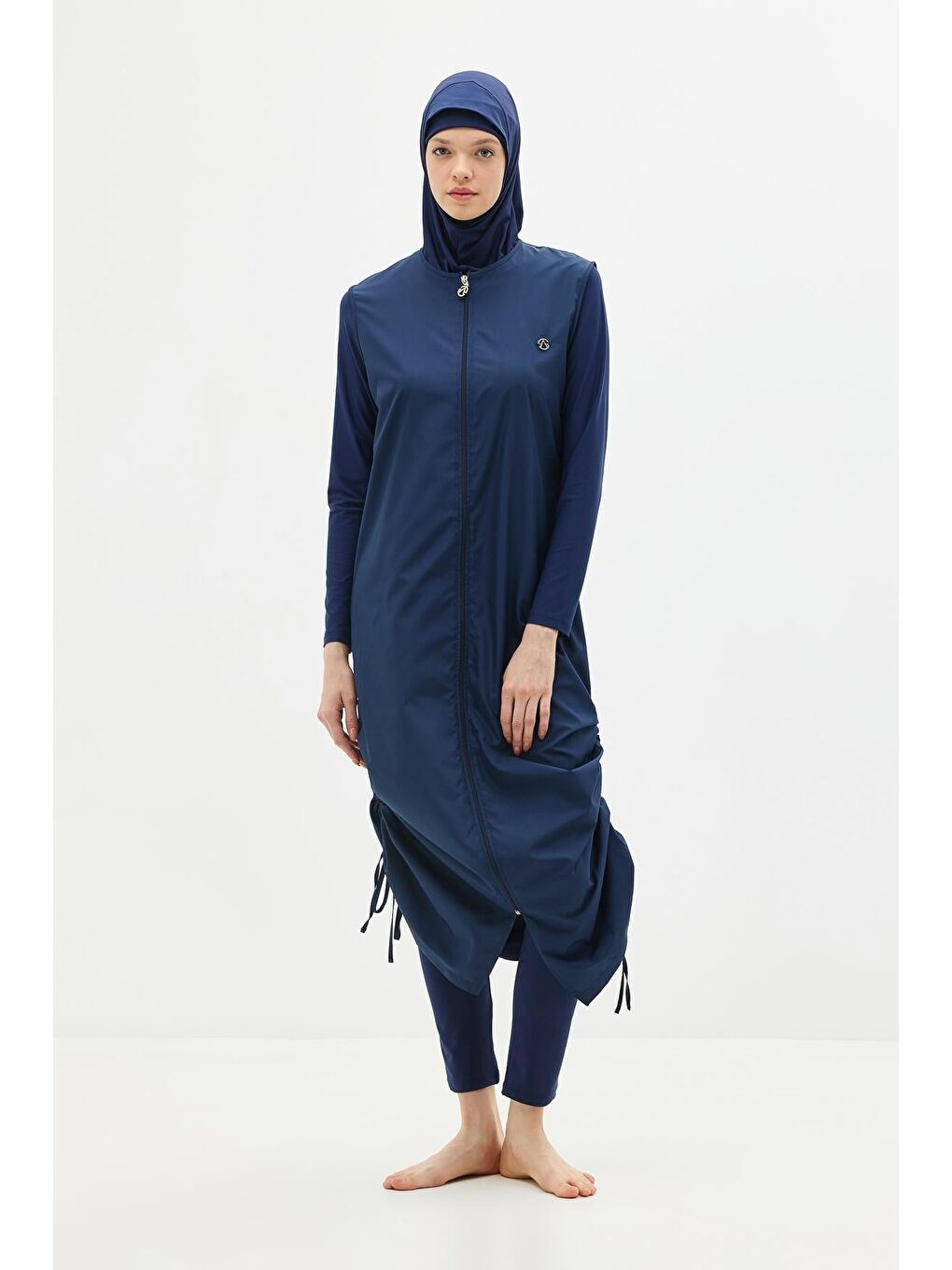 Tam Boy 5’Li Tesettür Mayo 6068 Lacivert-7