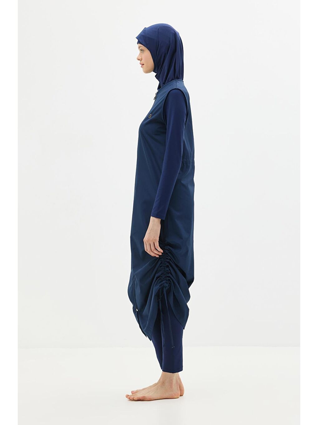 Tam Boy 5’Li Tesettür Mayo 6068 Lacivert-10