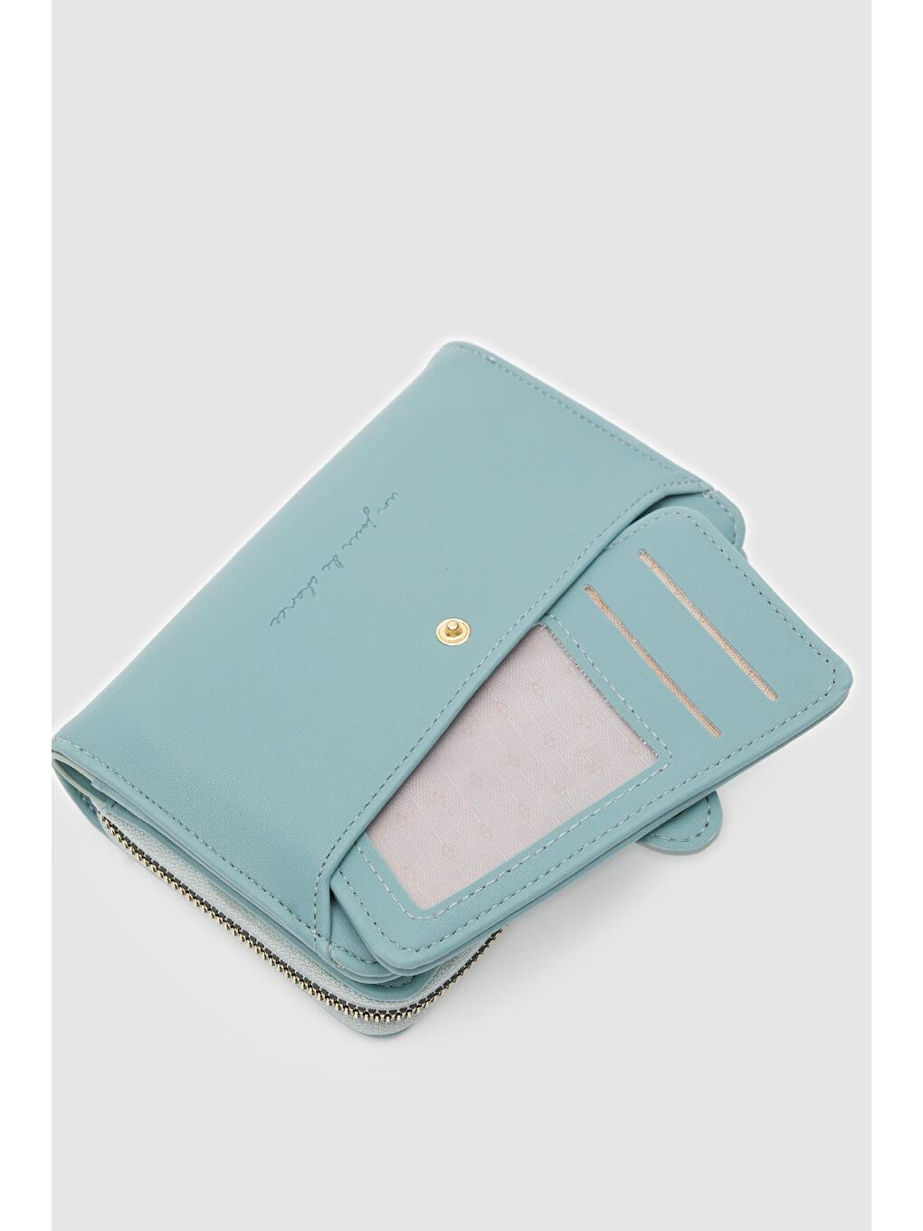 Angel Kartlıklı Cüzdan Turkuaz-3