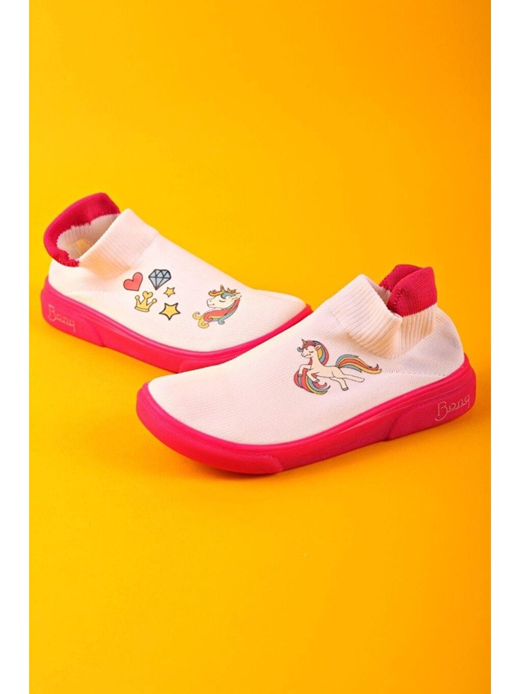 Pinky Çorap Ayakkabı Beyaz-2