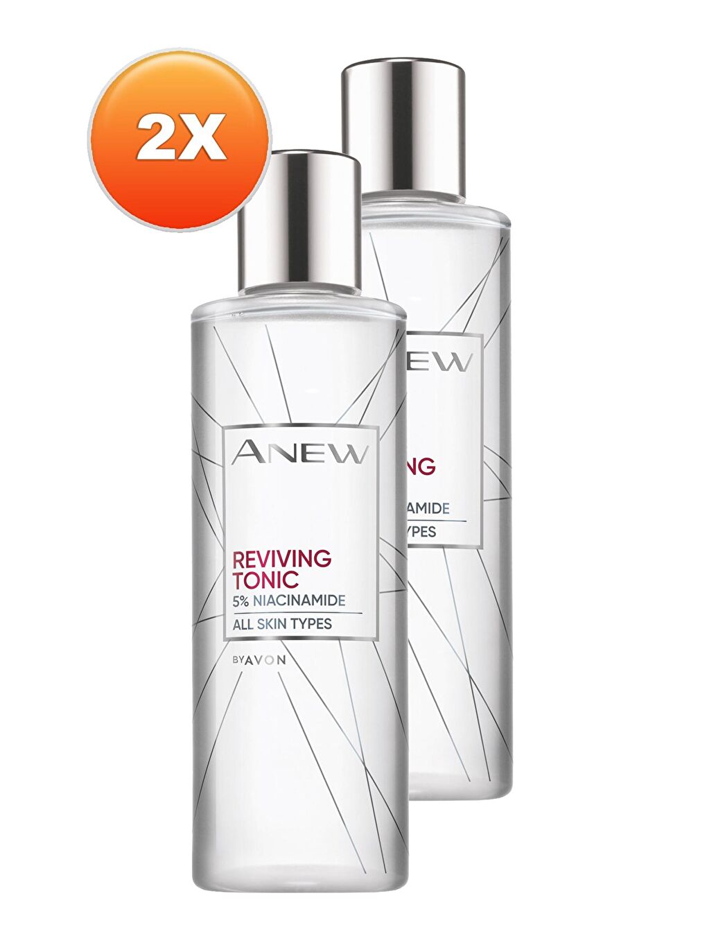 AVON Renksiz Anew Niacinamide Tonik 200 Ml. İkili Set - 1