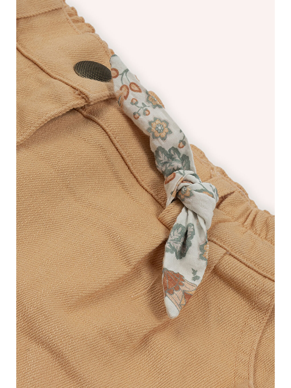 Pembe Kız Çocuk Şort Somon-3