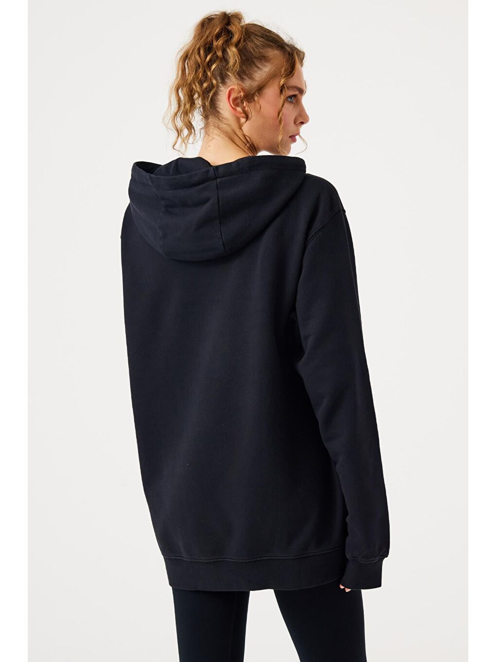 Lydney Kapüşonlu Sweatshirt Siyah-2