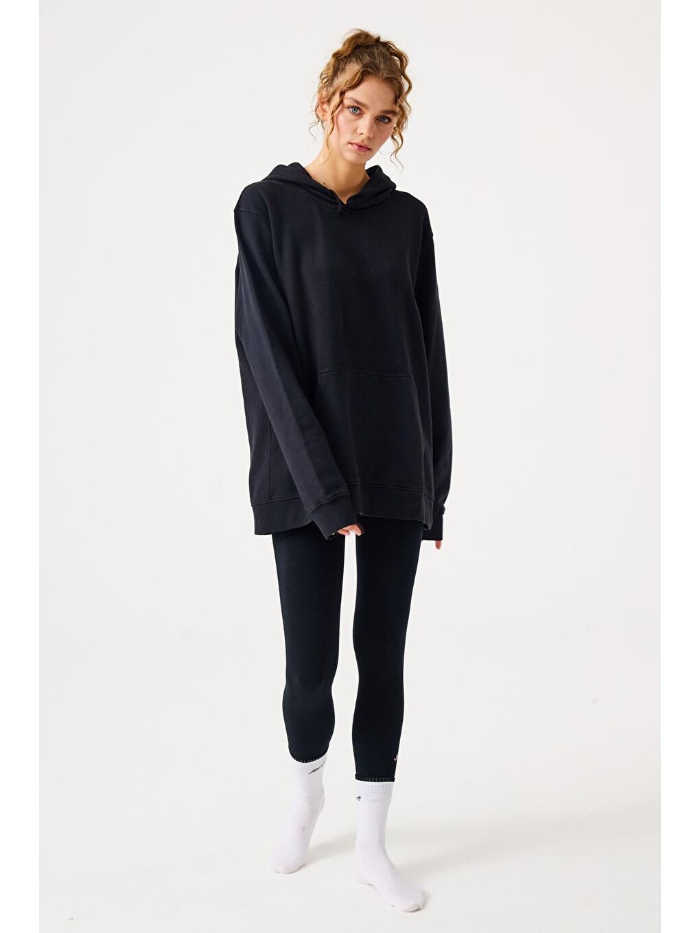 Lydney Kapüşonlu Sweatshirt Siyah-3