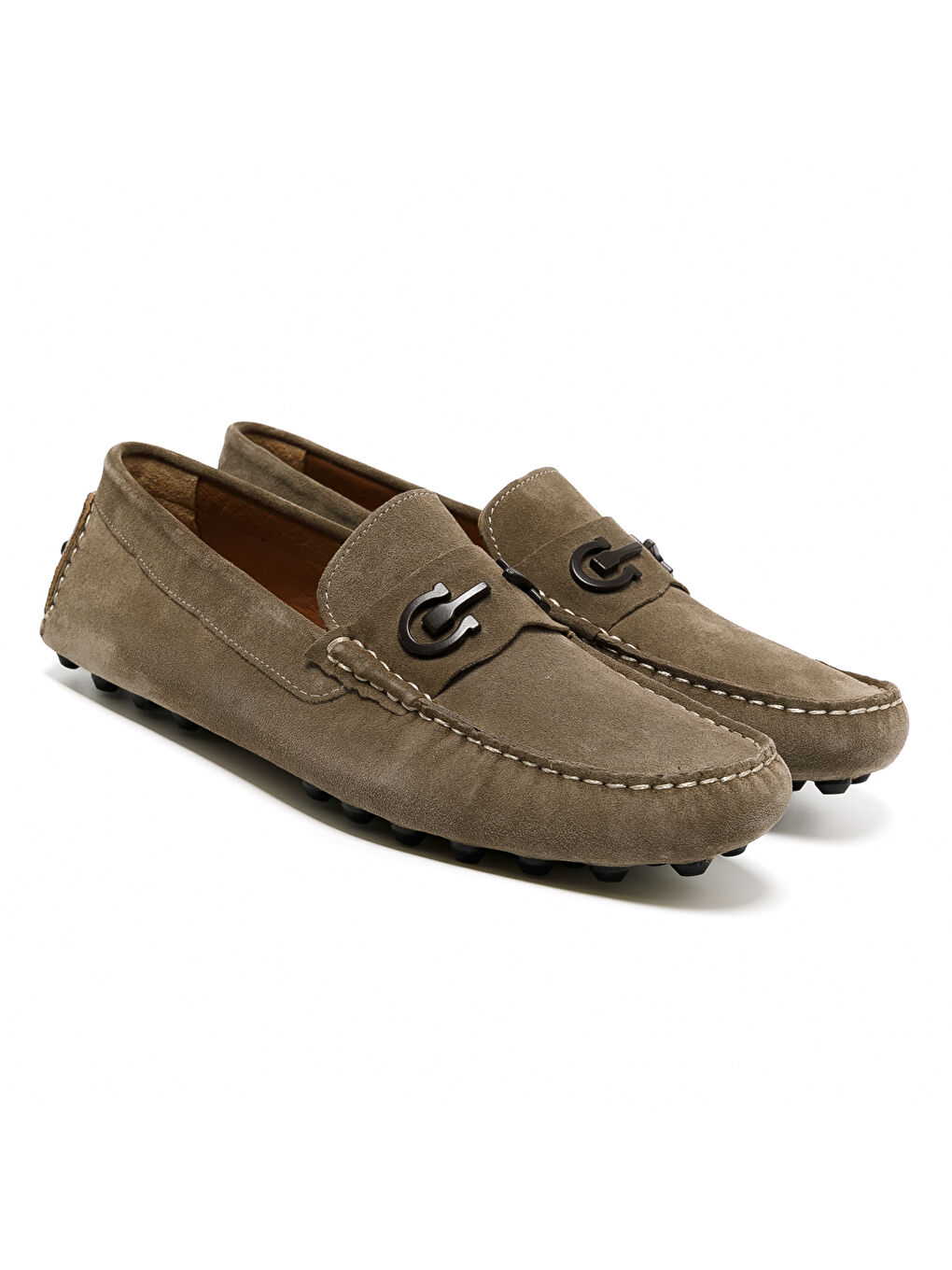 Kahverengi Erkek Oxford ( Klasik) MO-7574A039-7574 Suggero Süet-2