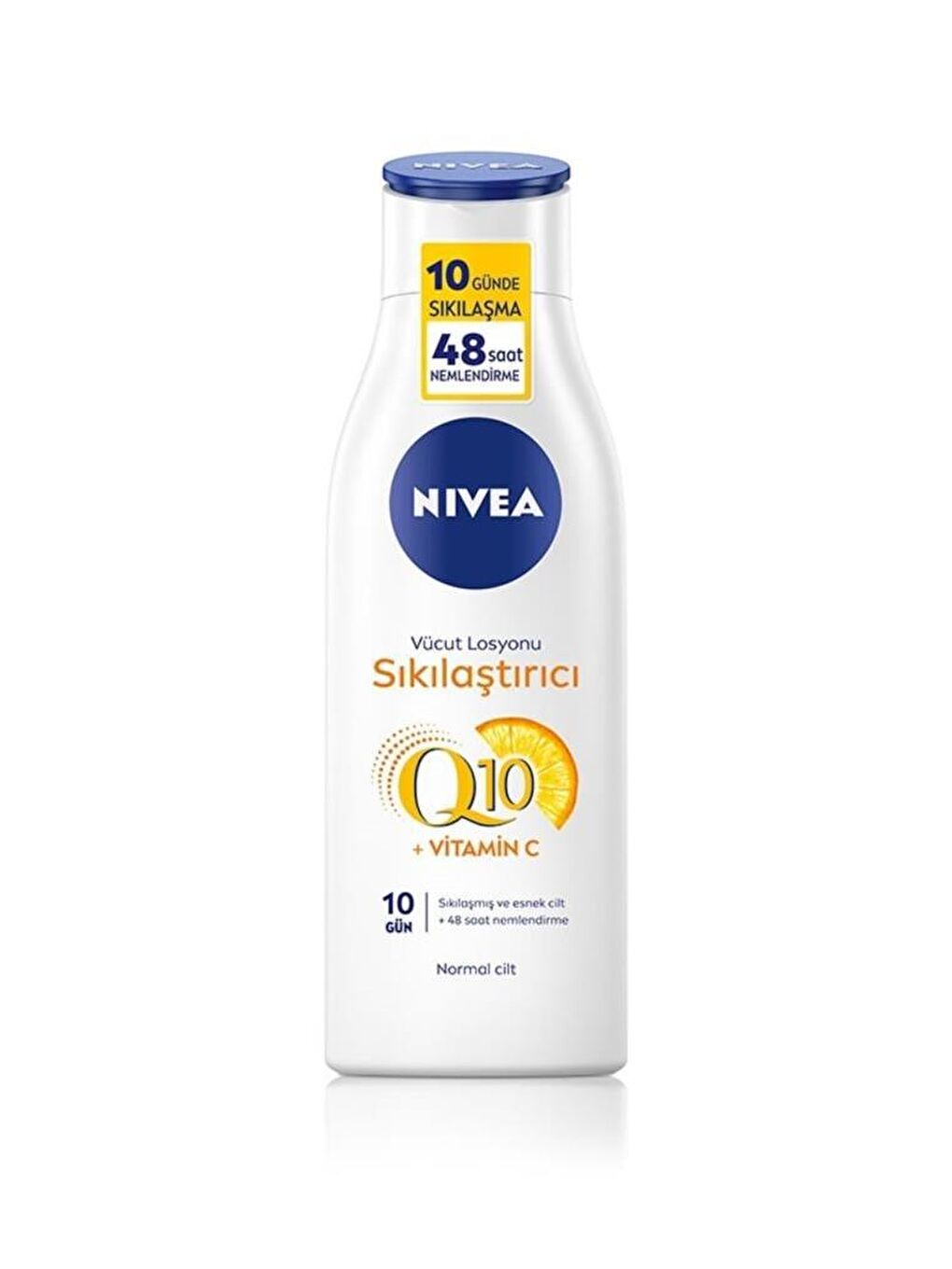 NIVEA Q10 Sıkılaştırıcı Vücut Losyonu 250 ml, 10 Günde Sıkılaş+Kiraz Çiçeği&Jojoba Yağı Pump Losyon 400 ml - 2