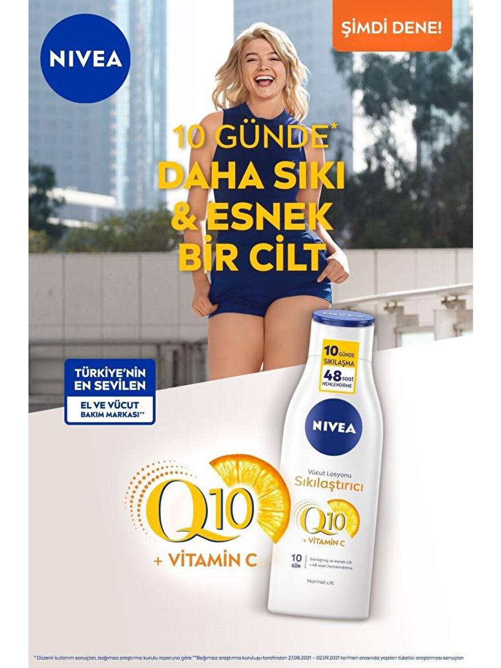 NIVEA Q10 Sıkılaştırıcı Vücut Losyonu 250 ml, 10 Günde Sıkılaş+Kiraz Çiçeği&Jojoba Yağı Pump Losyon 400 ml - 3