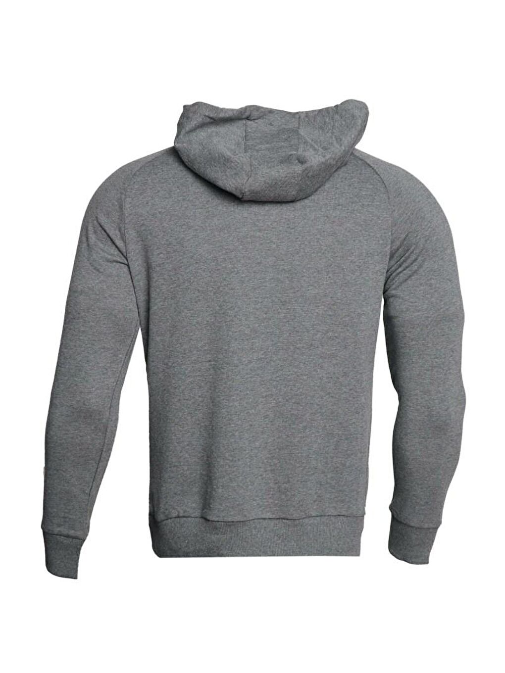 Hummel Gri Volus Erkek Gri Baskılı Kapüşonlu Sweatshirt - 2