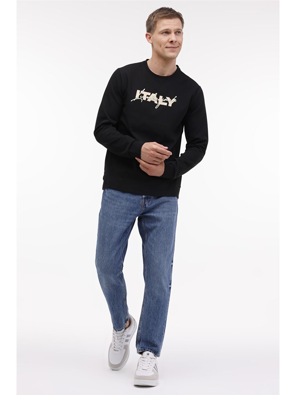 ML ZUHN 16ITL521 4PR Siyah Erkek Sweatshirt-2