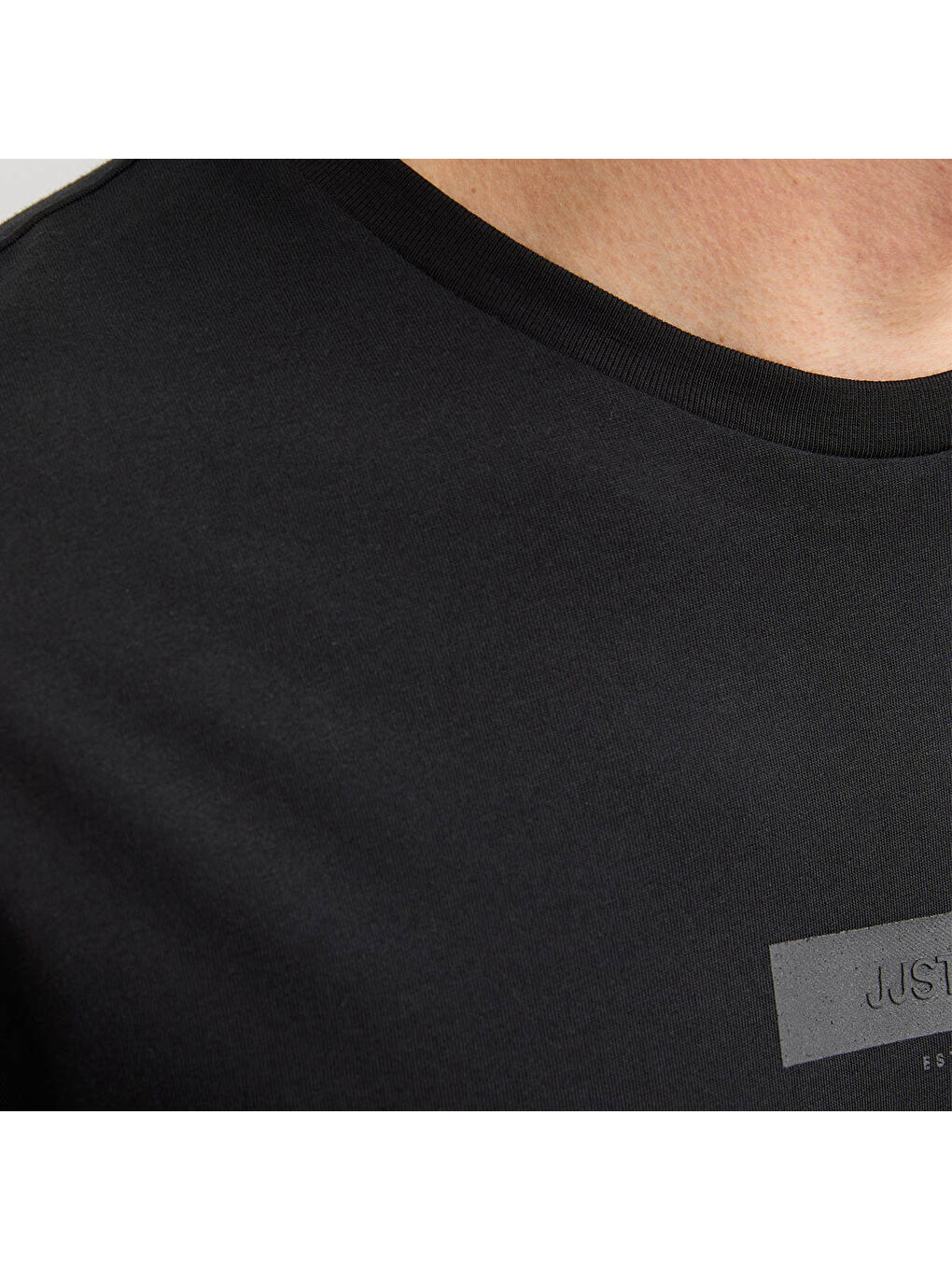 Taka Crew Neck Erkek Siyah Yuvarlak Yaka Spor Tişört-3