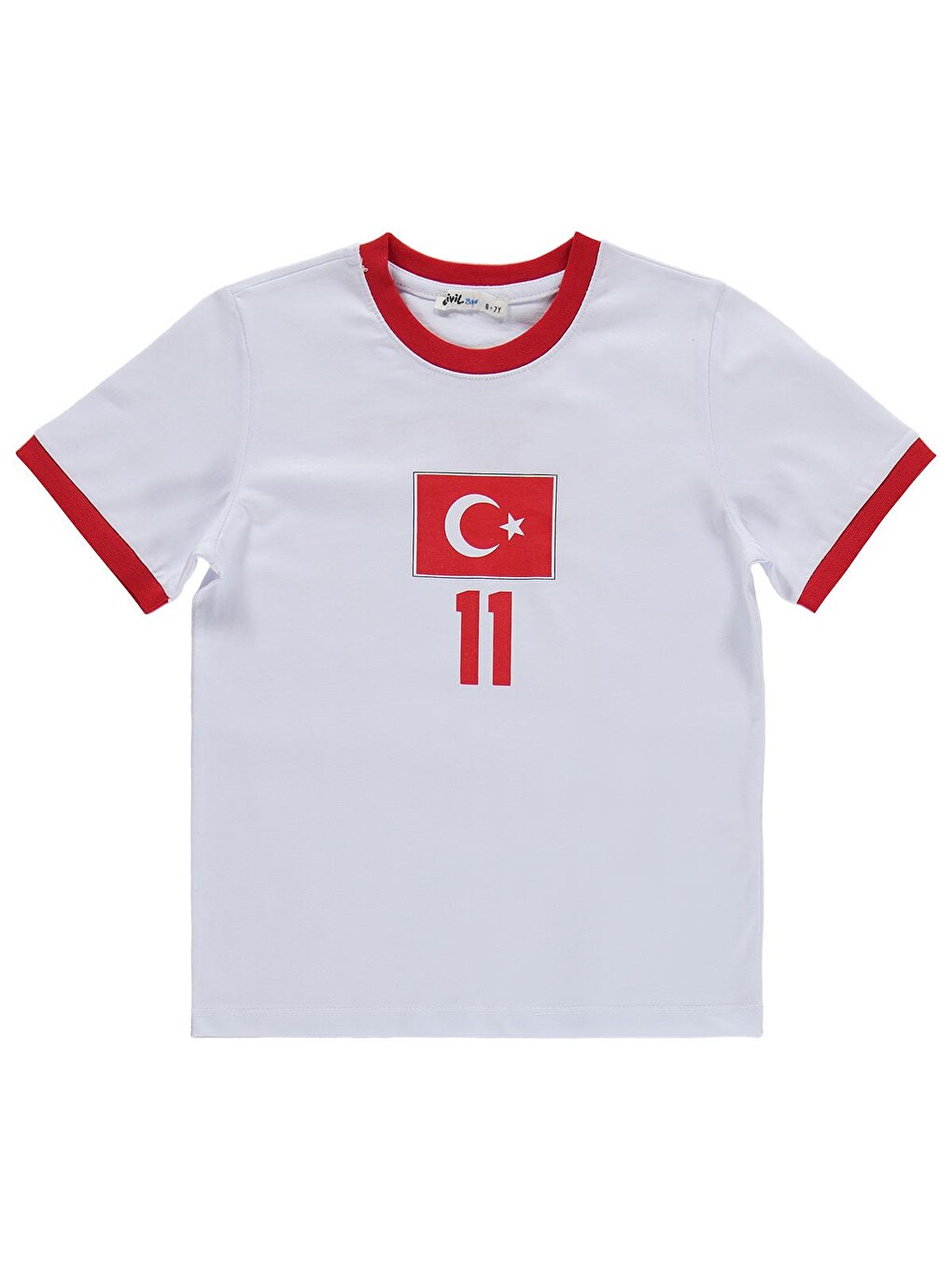 Boys Türkiye Baskılı 10-13 Yaş Takım - Beyaz-3