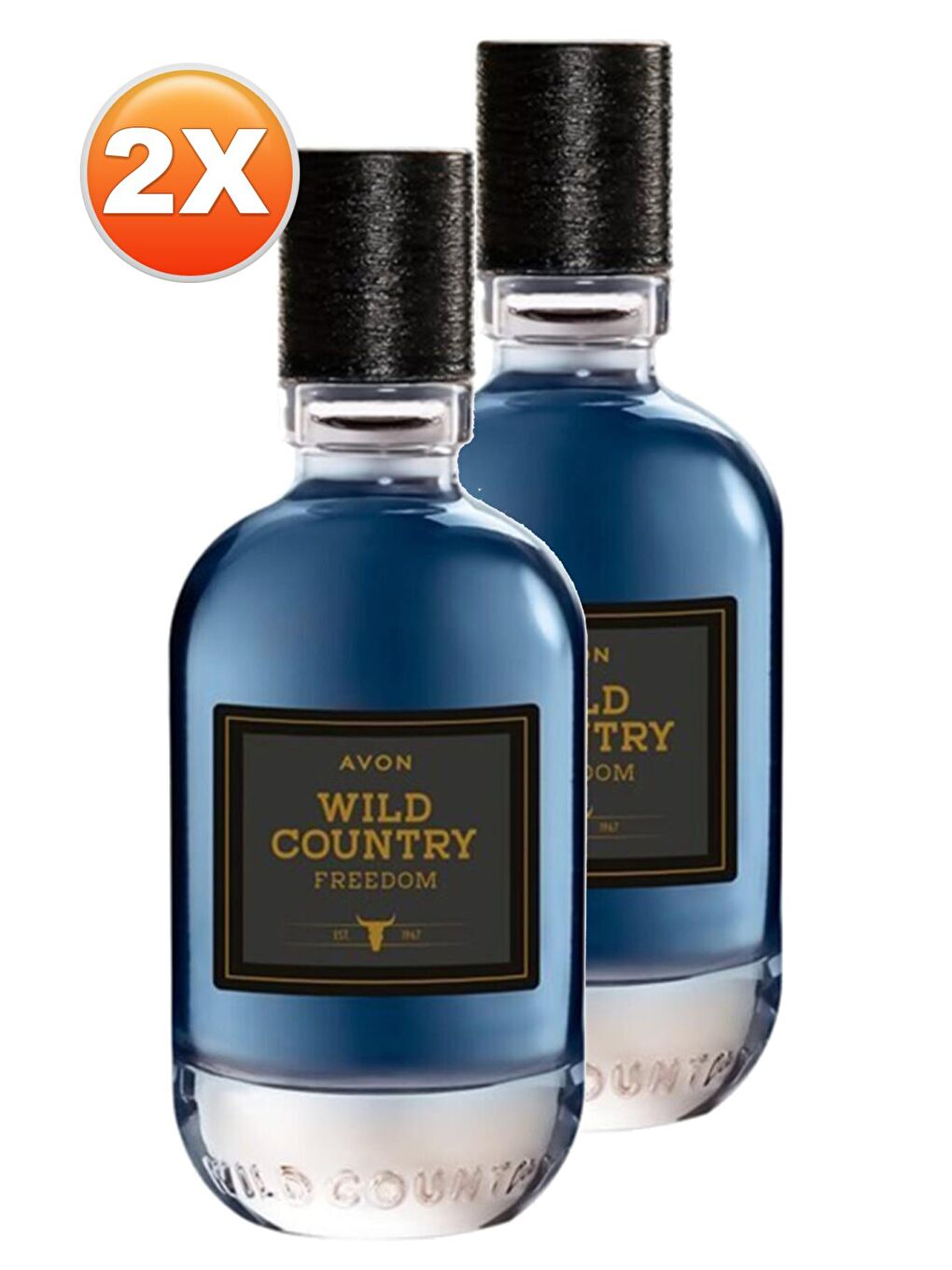 AVON Renksiz Wild Country Freedom Erkek Parfüm Edt 75 Ml. İkili Set - 1