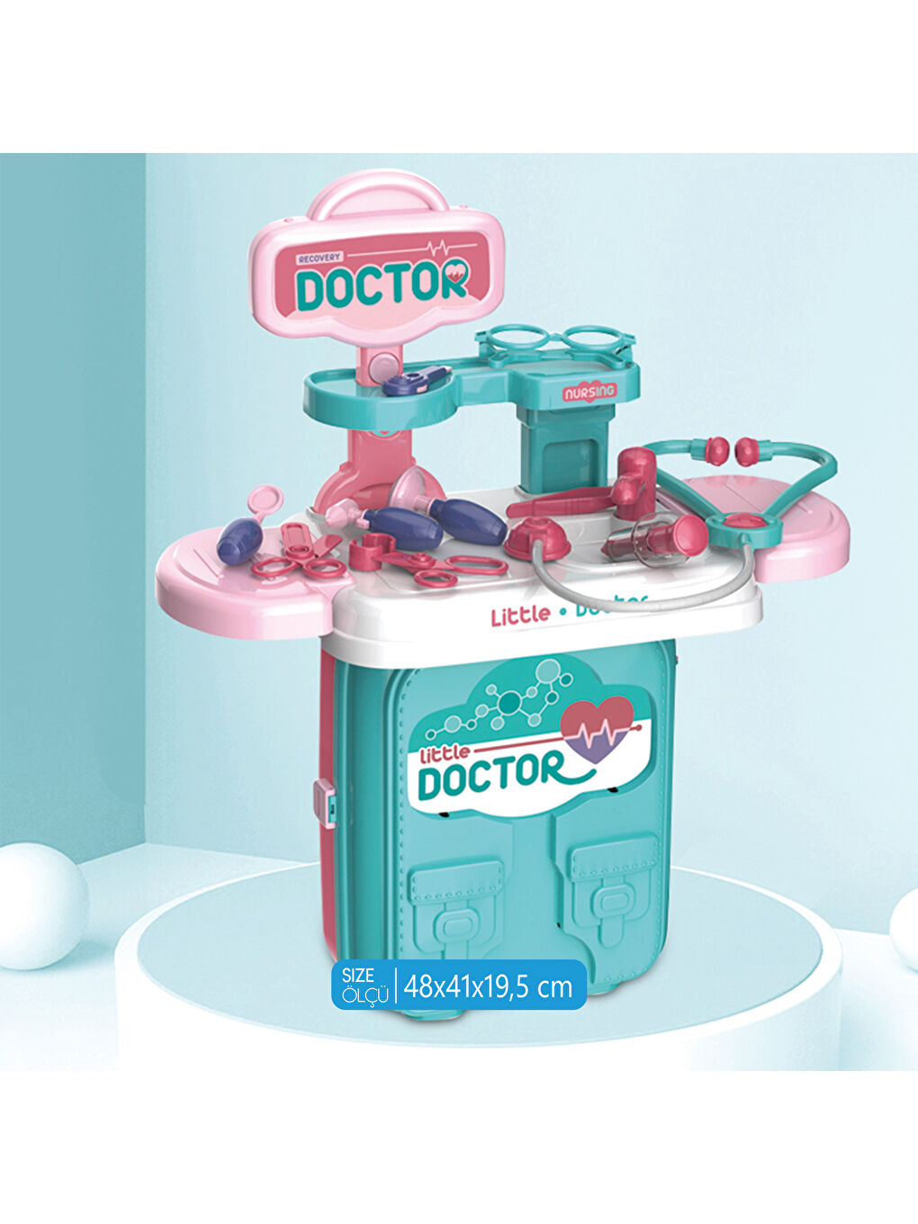 Doktor Oyun Seti Eğitici 2’si 1 Arada Sırt Çantası-1