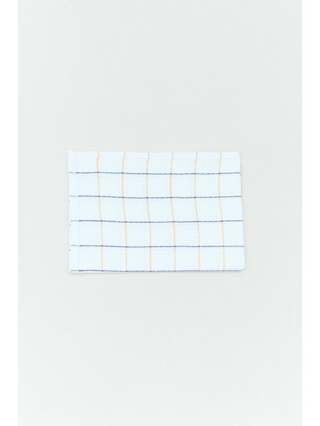 Sarı Ekose Desenli Mutfak Kurulama Bezi-1