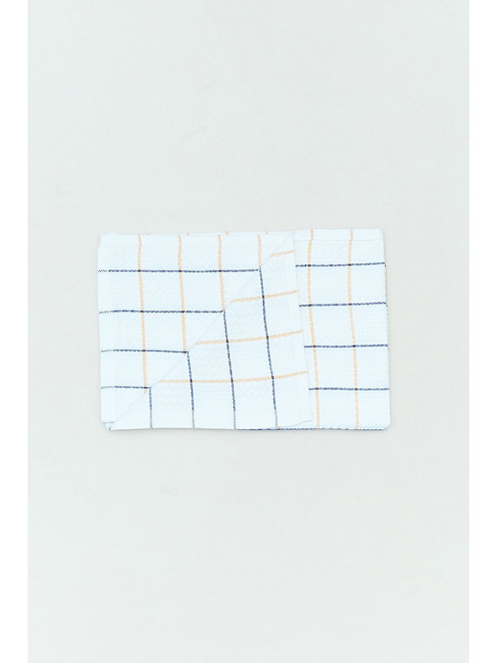 Sarı Ekose Desenli Mutfak Kurulama Bezi-2