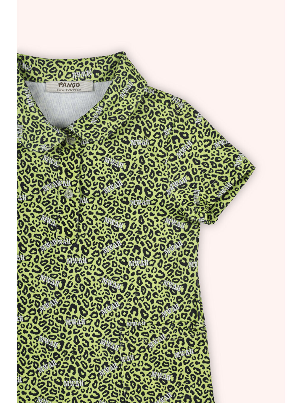 Kız Çocuk Örme Elbise Yeşil-1