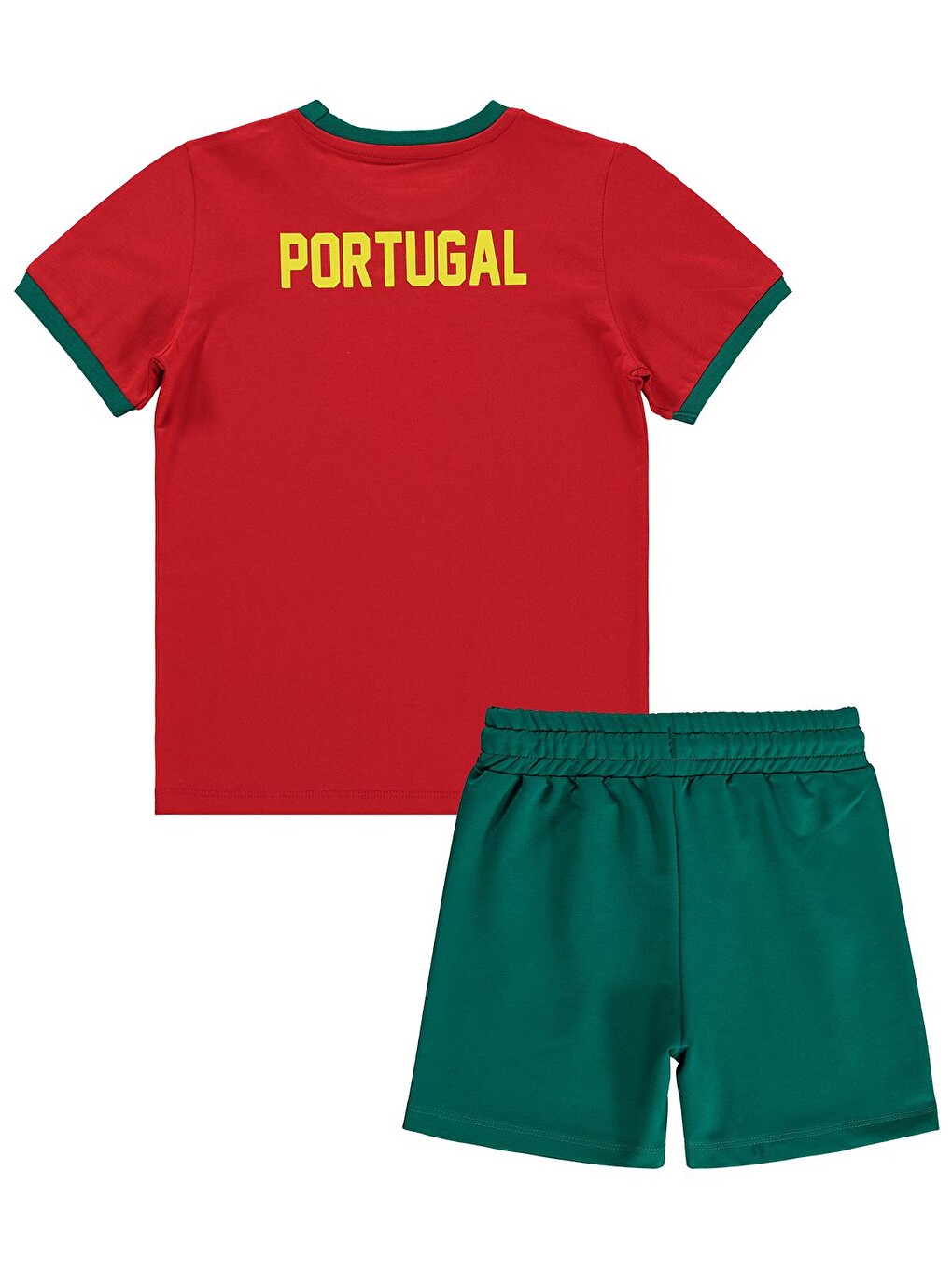 Boys Portugal Baskılı 6-9 Yaş Takım - Kırmızı-1