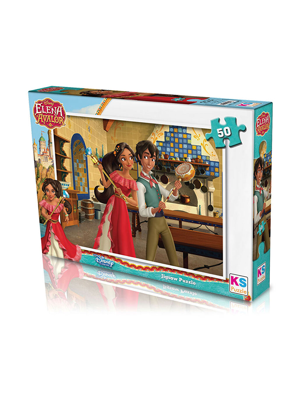 KS GAMES Renksiz Elana Puzzle 50 Parça Eln709