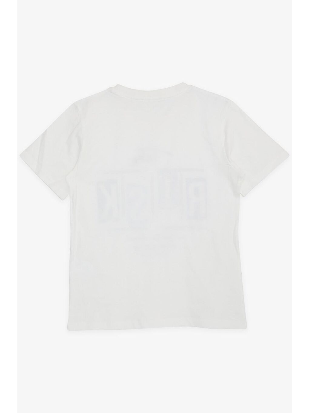 Erkek Çocuk Tişört Yazı Baskılı Ekru (9-16 Yaş)-1