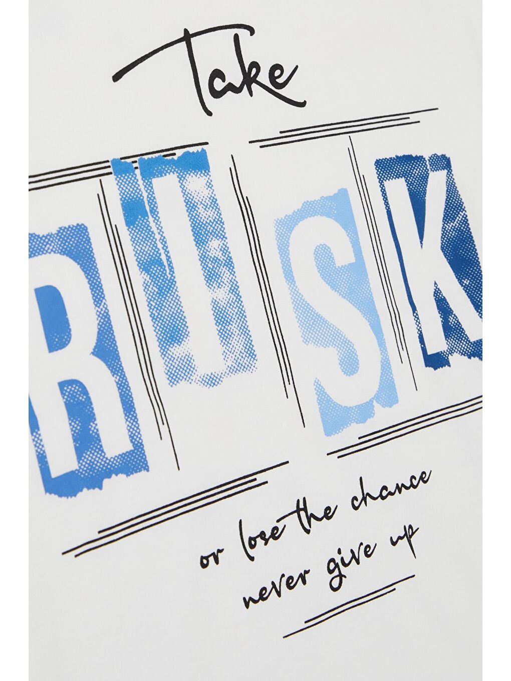 Erkek Çocuk Tişört Yazı Baskılı Ekru (9-16 Yaş)-3