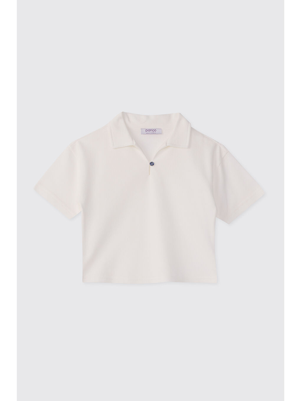 Erkek Bebek Kısa Kollu Ekru Tişört