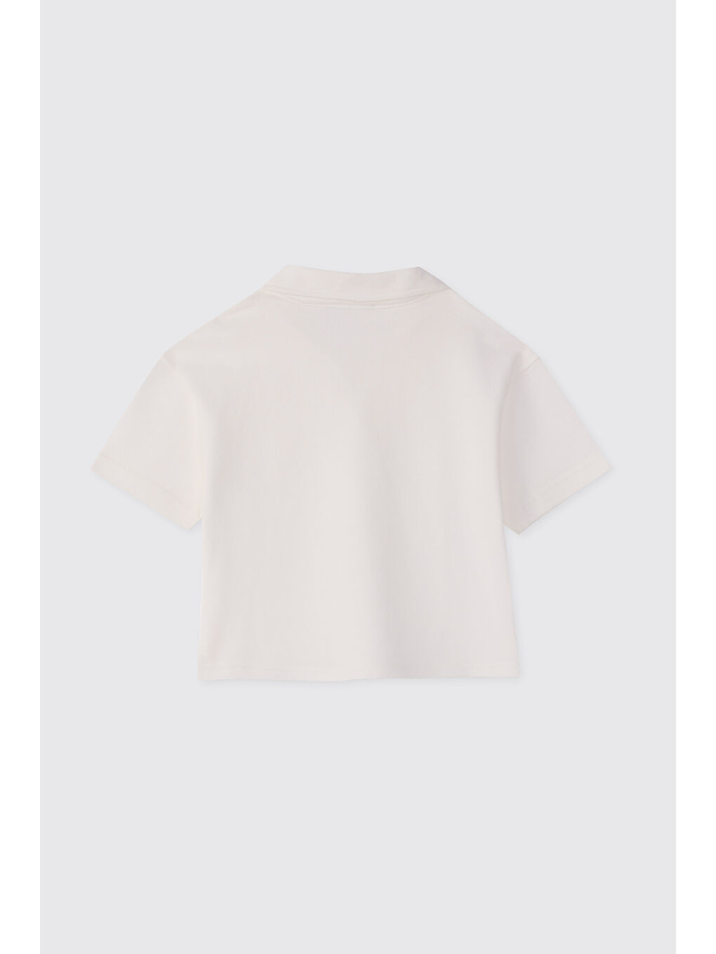Erkek Bebek Kısa Kollu Ekru Tişört-1