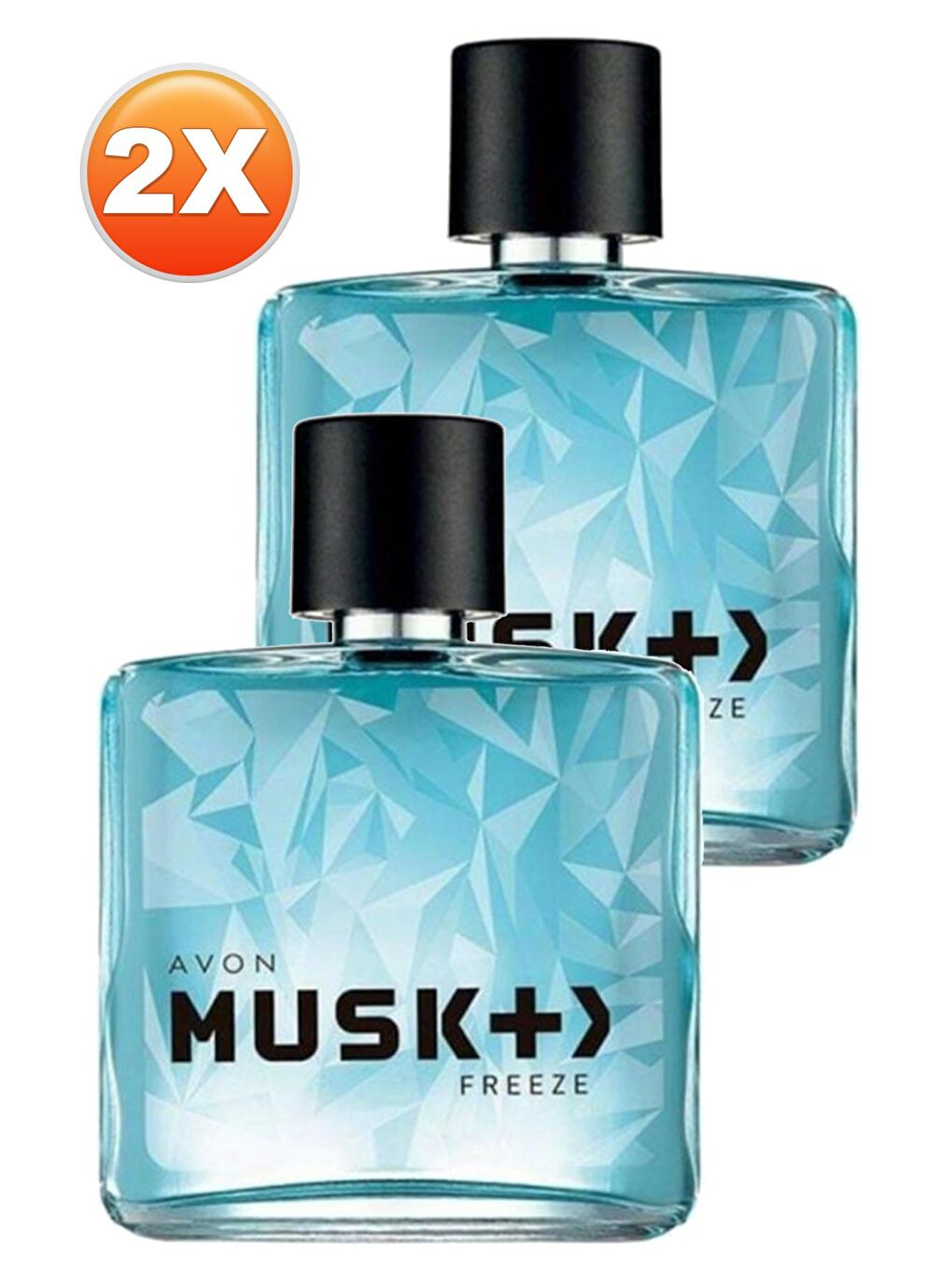 AVON Renksiz Musk Freeze Erkek Parfüm Edt 75 Ml. İkili Set - 1