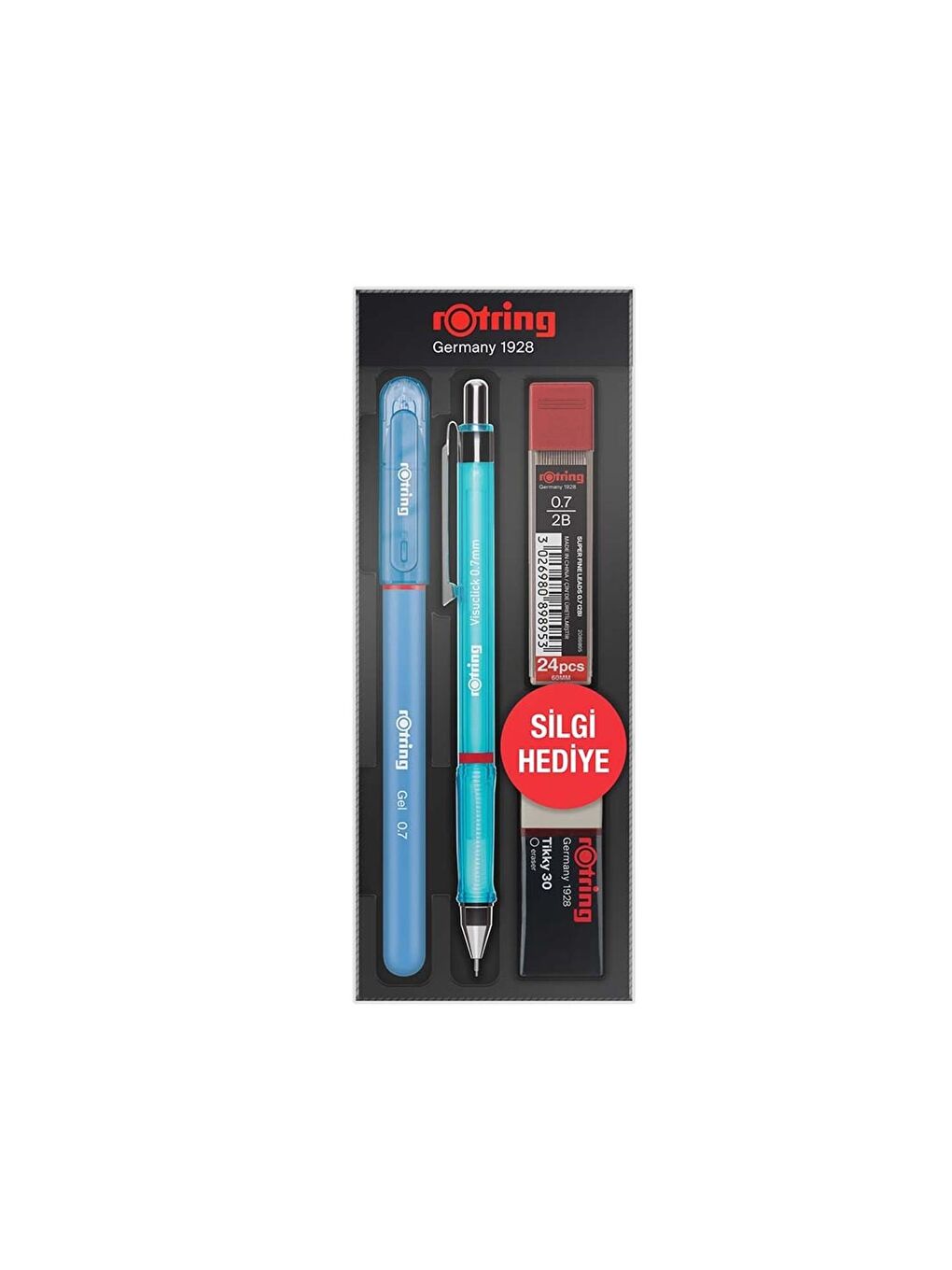 Rotring Mavi Visuclick + Jel Okul Seti- 0.7 Mavi