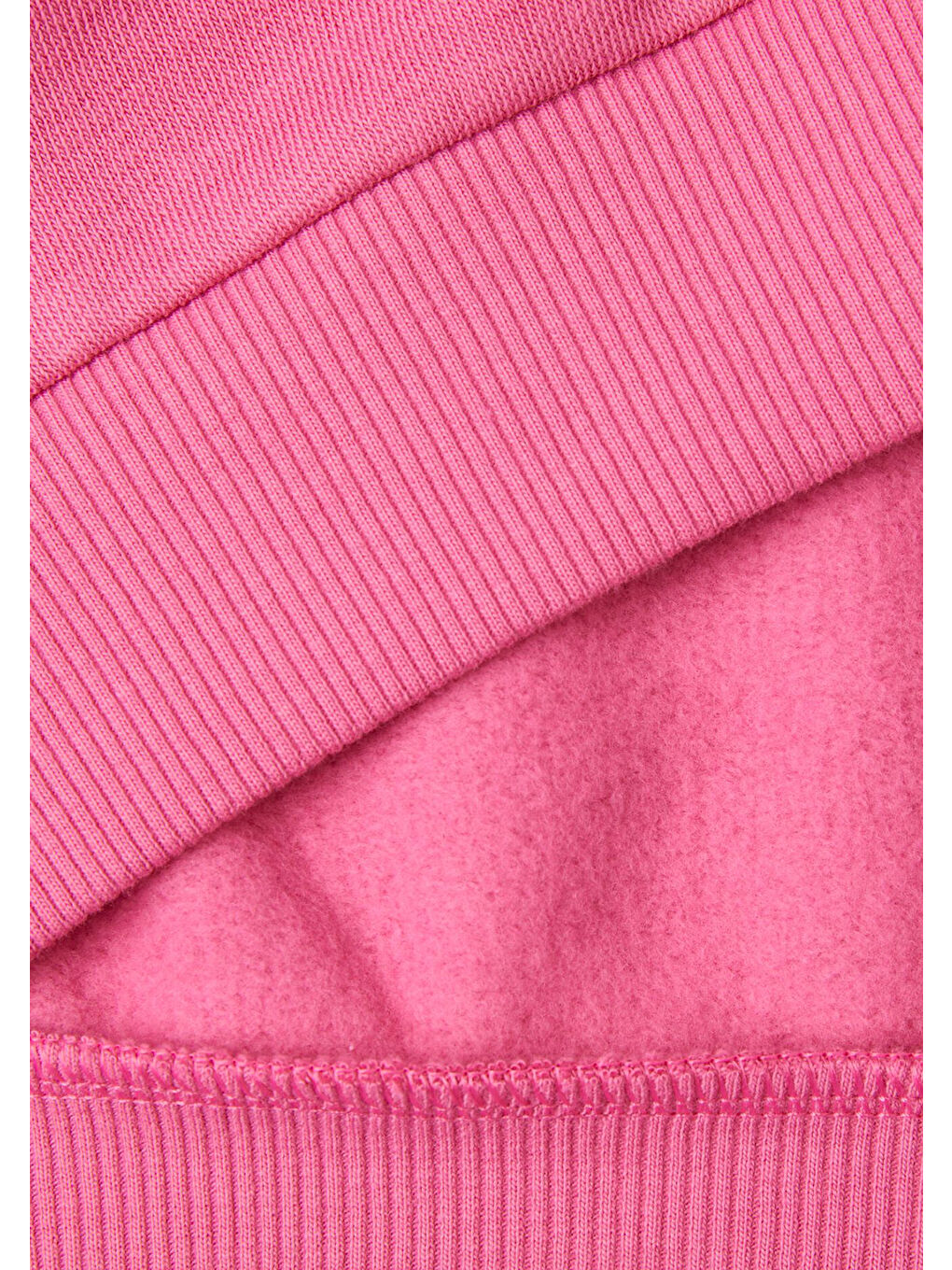 United Colors Of Benetton Kız Çocuk Pembe Pamuk Karışımlı Payet Logolu Kapüşonlu Sweatshirt - 2