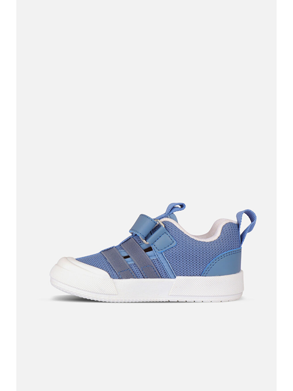 Mavi Momo Işıklı Erkek Bebek Spor Ayakkabı-1