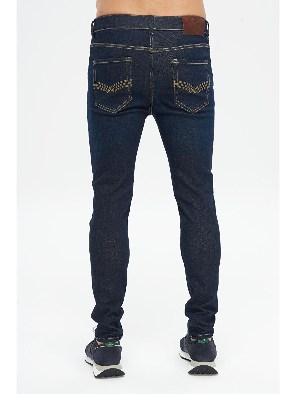 Matthew Koyu Mavi Normal Bel Slim Fit Fermuarlı Jean Pantolon E 125-022-3