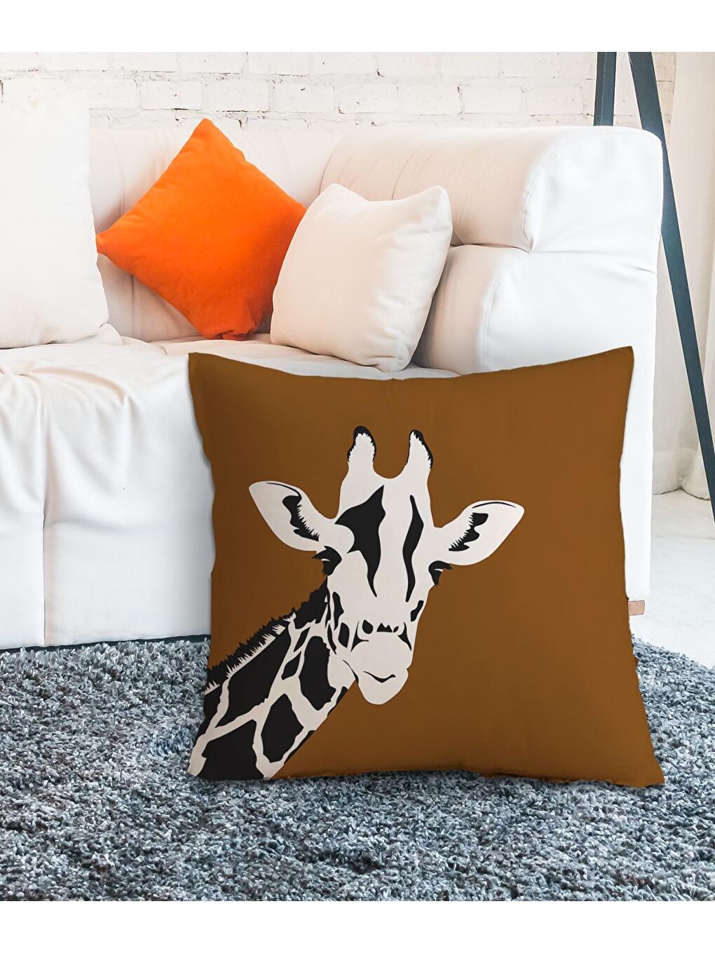 Karışık Dijital Baskılı 65x65 cm Yer Minderi Ve Bahçe Minderi-1