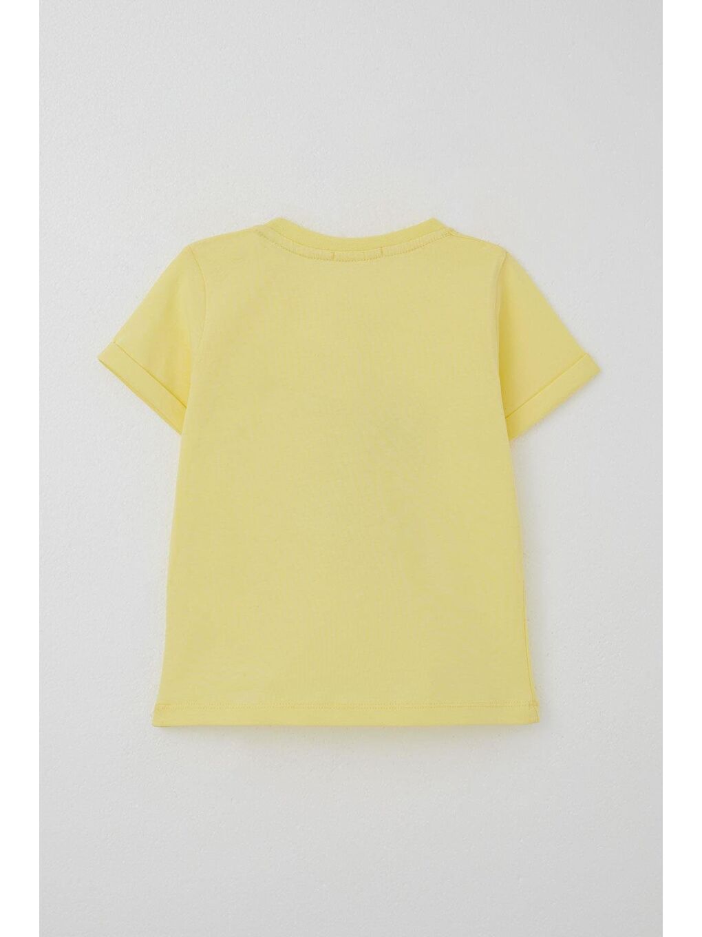 Erkek Çocuk Şortlu Takım Paten Gösterisi Yapan Dinozor Baskılı Sarı (1-3 Yaş)-3